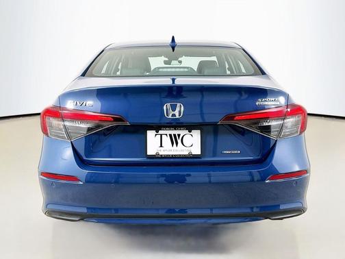 Blue Lagoon Pearl 2025 Honda Civic Hybrid Sport