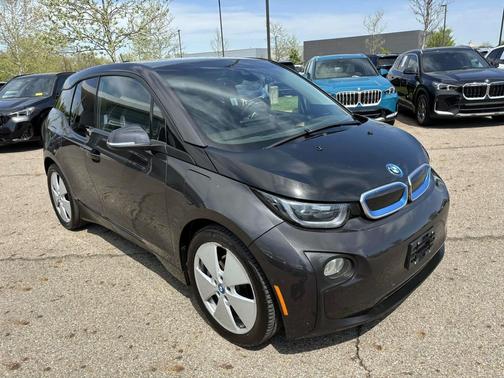 Laurel Gray Metallic w/BMW i Frozen Blue Accent 2014 BMW i3 Base w/Range Extender