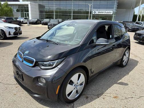 Laurel Gray Metallic w/BMW i Frozen Blue Accent 2014 BMW i3 Base w/Range Extender