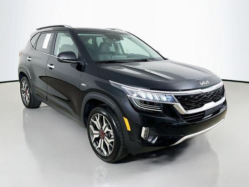 Cherry Black 2023 Kia Seltos SX Turbo