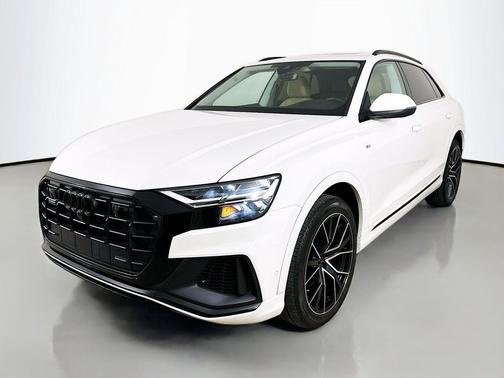 Carrara White 2022 Audi Q8 55 Premium Plus