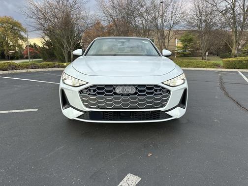 Glacier White Metallic 2025 Audi A5 Premium Plus TFSI quattro S tronic