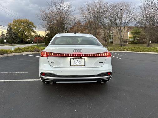 Glacier White Metallic 2025 Audi A5 Premium Plus TFSI quattro S tronic