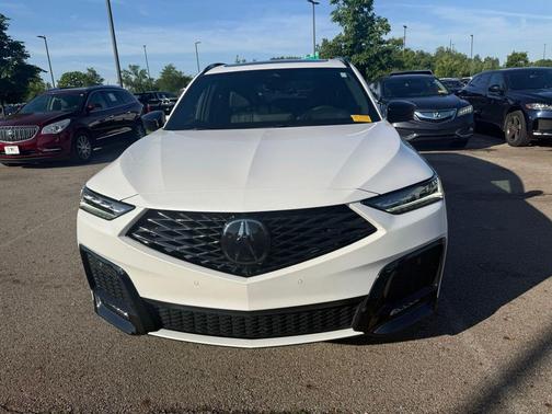 Platinum White Pearl 2025 Acura MDX A-SPEC Advance Package