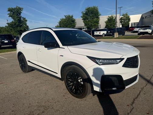 Platinum White Pearl 2025 Acura MDX A-SPEC Advance Package