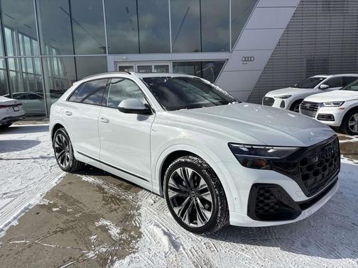 Glacier White Metallic 2026 Audi Q8 55 Premium Plus