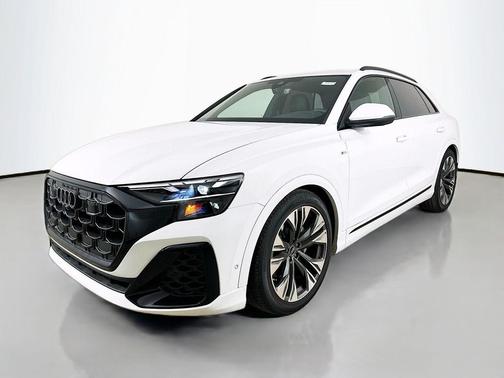 Glacier White Metallic 2026 Audi Q8 55 Premium Plus