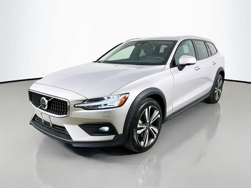 Silver Dawn Metallic 2025 Volvo V60 Cross Country Plus, B5 AWD Gas (mild hybrid)