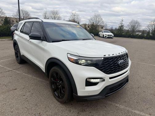 Star White Metallic Tri-Coat 2020 Ford Explorer ST