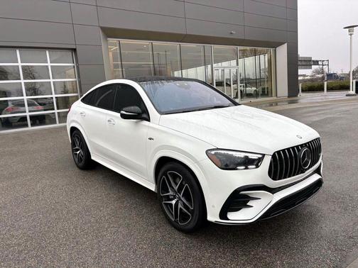 Polar White 2025 Mercedes-Benz AMG GLE 53 4MATIC+ Coupe SUV