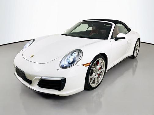 Carrara White Metallic 2017 Porsche 911 Carrera 4S Cabriolet