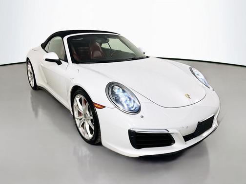 Carrara White Metallic 2017 Porsche 911 Carrera 4S Cabriolet