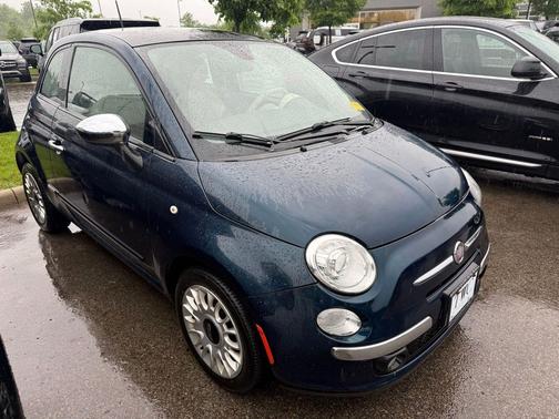 Verde Azzurro (Blue-Green) 2013 FIAT 500 Lounge
