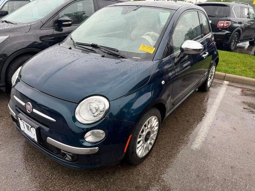 Verde Azzurro (Blue-Green) 2013 FIAT 500 Lounge