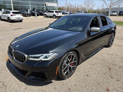 Black Sapphire Metallic 2021 BMW M550 i Xdrive