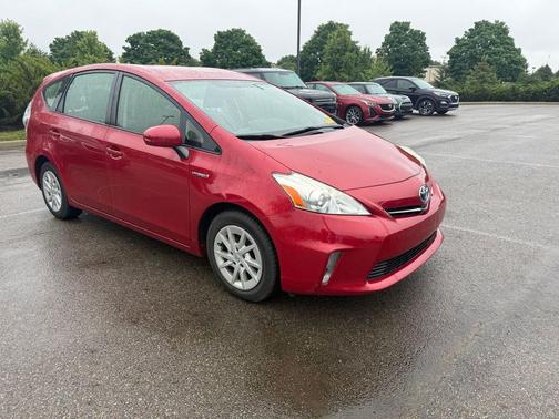 Barcelona Red Metallic 2013 Toyota Prius v Three