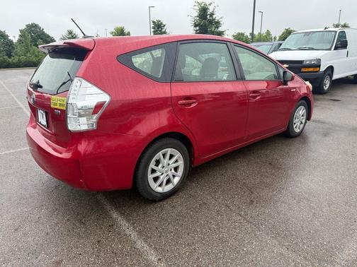 Barcelona Red Metallic 2013 Toyota Prius v Three