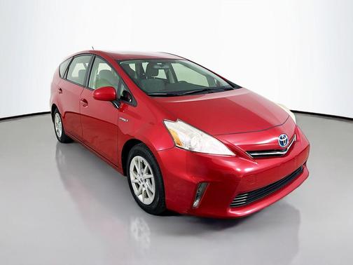 Barcelona Red Metallic 2013 Toyota Prius v Three