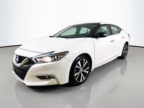 Pearl White 2017 Nissan Maxima 3.5 SL