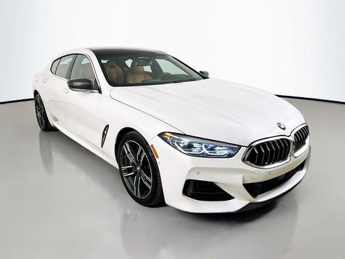 Mineral White Metallic 2021 BMW M850 Gran Coupe xDrive