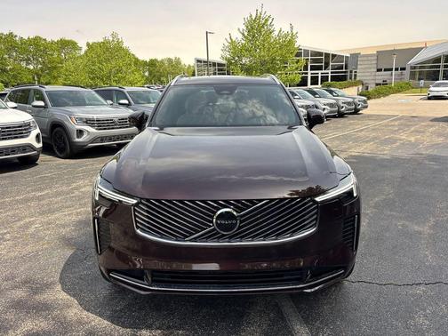 Mulberry Red Metallic 2026 Volvo XC90 Core, B5 AWD Gas (mild hybrid), Gasoline, Bright, 7 Seats