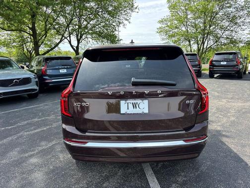 Mulberry Red Metallic 2026 Volvo XC90 Core, B5 AWD Gas (mild hybrid), Gasoline, Bright, 7 Seats