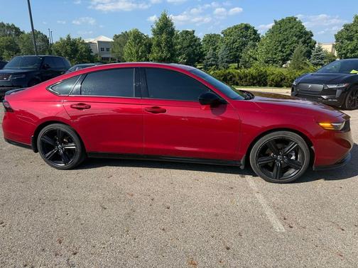 Radiant Red Metallic 2024 Honda Accord Hybrid Sport-L