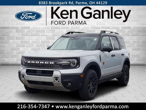 SPACE WHITE METALLIC 2026 Ford Bronco Sport Badlands