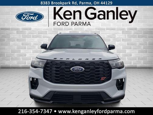 Space White Metallic 2026 Ford Explorer ST
