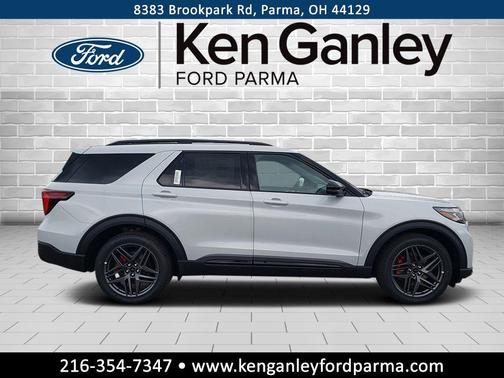 Space White Metallic 2026 Ford Explorer ST