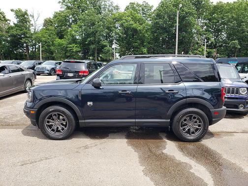 Alto Blue Metallic Tinted Clearcoat 2022 Ford Bronco Sport Big Bend