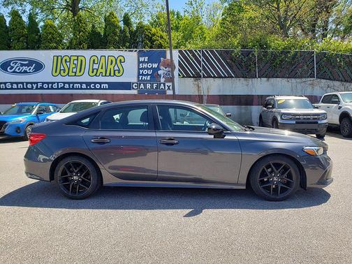 Meteorite Gray Metallic 2022 Honda Civic Sport