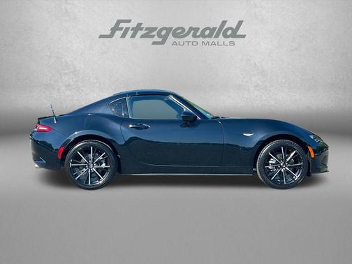 Jet Black Mica 2025 Mazda MX-5 Miata RF Grand Touring