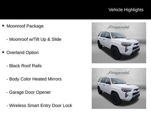 Super White 2021 Toyota 4Runner Venture Special Edition