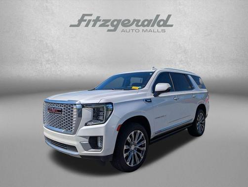 White Frost Tricoat 2021 GMC Yukon Denali