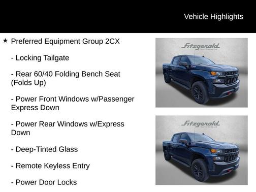 Northsky Blue Metallic 2020 Chevrolet Silverado 1500 Custom Trail Boss