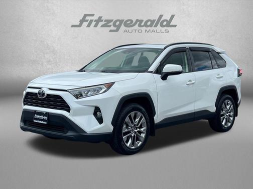 Super White 2019 Toyota RAV4 XLE Premium