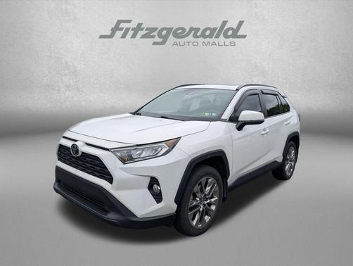 Super White 2019 Toyota RAV4 XLE Premium