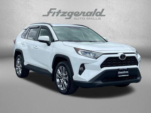 Super White 2019 Toyota RAV4 XLE Premium