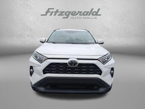Super White 2019 Toyota RAV4 XLE Premium
