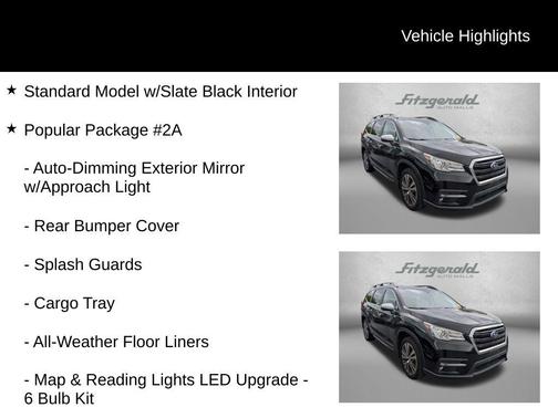 Crystal Black Silica 2021 Subaru Ascent Touring 7-Passenger