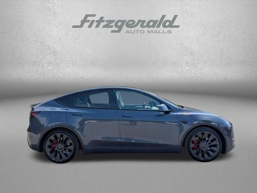 Gray 2023 Tesla Model Y Performance Dual Motor All-Wheel Drive