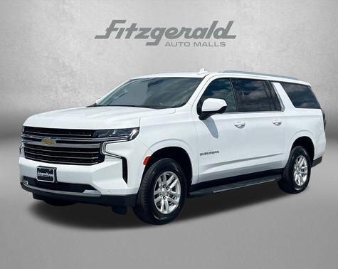 Summit White 2022 Chevrolet Suburban LT