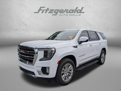 Summit White 2023 GMC Yukon SLT