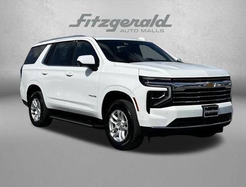 Summit White 2025 Chevrolet Tahoe LT