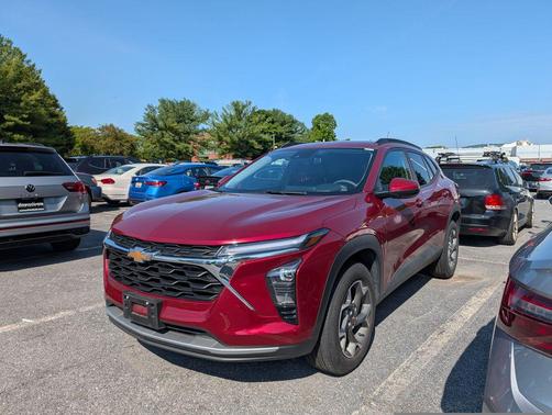 Crimson Metallic 2025 Chevrolet Trax LT