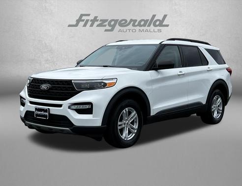 STAR WHITE MET TRI-COAT 2021 Ford Explorer XLT