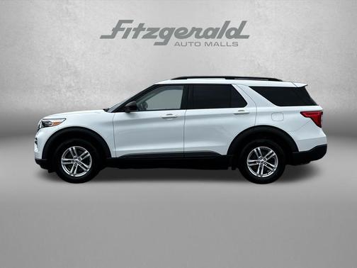 STAR WHITE MET TRI-COAT 2021 Ford Explorer XLT