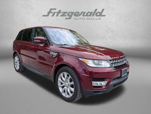 Maroon 2017 Land Rover Range Rover Sport 3.0L Turbocharged Diesel HSE Td6