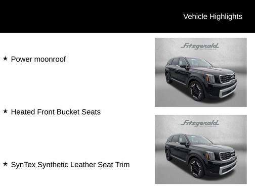 Ebony Black 2025 Kia Telluride S